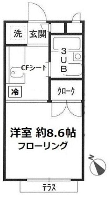 神奈川県横浜市神奈川区白楽 東白楽駅 ワンルーム アパート 賃貸物件詳細