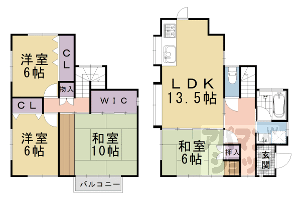 大将軍１丁目貸家