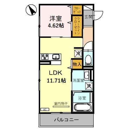 滋賀県栗東市綣５ 栗東駅 1LDK アパート 賃貸物件詳細