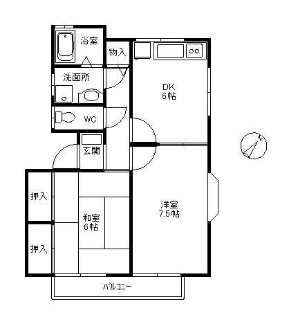 神奈川県茅ヶ崎市赤松町 辻堂駅 2DK アパート 賃貸物件詳細