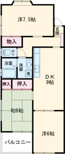 福岡県北九州市若松区今光２ 藤ノ木駅 3DK アパート 賃貸物件詳細