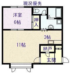 北海道旭川市永山六条１３ 旭川駅 1LDK アパート 賃貸物件詳細