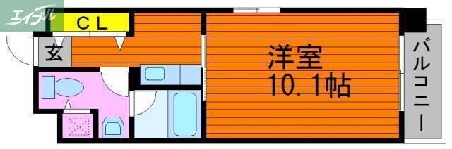 岡山県岡山市北区伊島町２ 法界院駅 1K マンション 賃貸物件詳細