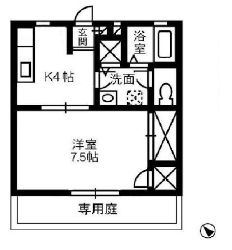 岡山県倉敷市四十瀬 西富井駅 1K アパート 賃貸物件詳細