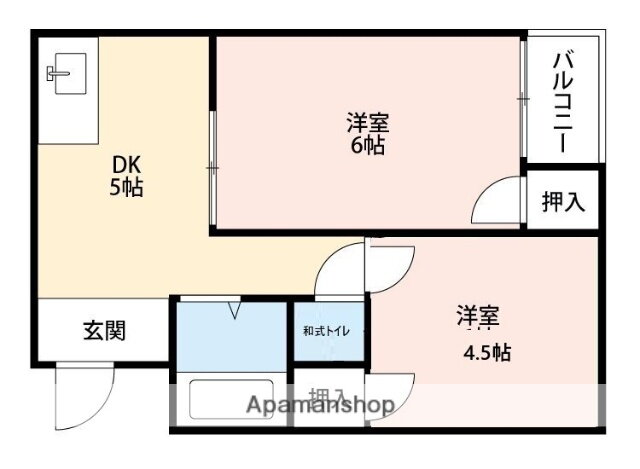 大阪府堺市堺区材木町西１ 堺駅 2DK マンション 賃貸物件詳細