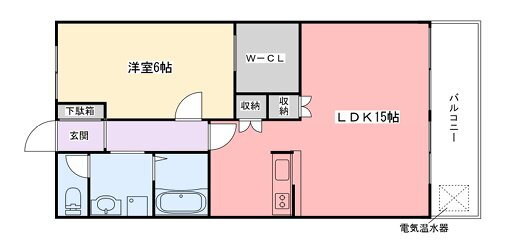 インタービレッジ坂田町 2階 1LDK 賃貸物件詳細