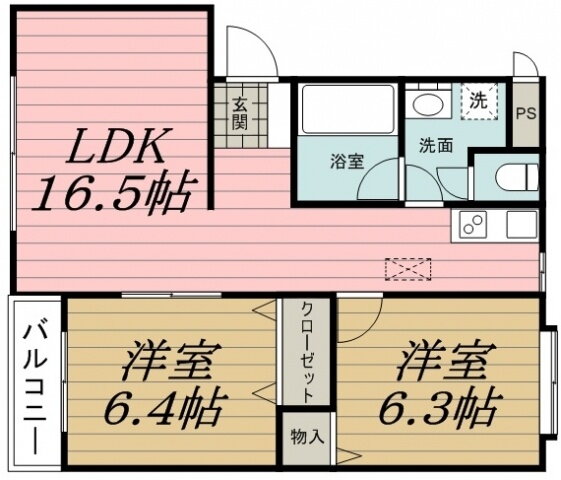 千葉県千葉市中央区都町１ 千葉駅 2LDK マンション 賃貸物件詳細