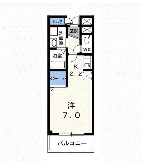 群馬県高崎市上中居町 高崎駅 ワンルーム マンション 賃貸物件詳細
