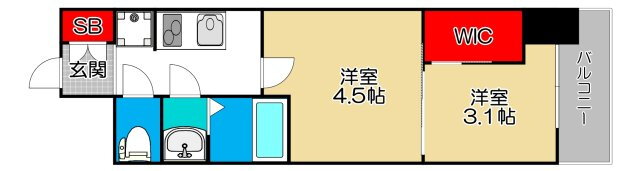 大阪府大阪市浪速区桜川１ ＪＲ難波駅 2K マンション 賃貸物件詳細