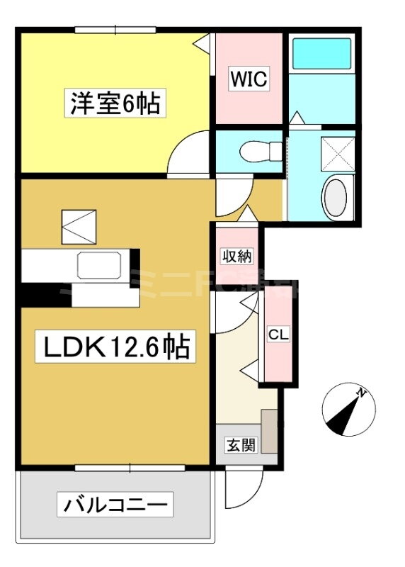 愛知県額田郡幸田町大字相見字阿原 相見駅 1LDK アパート 賃貸物件詳細