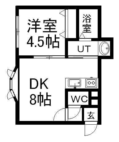 北海道札幌市白石区栄通１５ 南郷１３丁目駅 1LDK アパート 賃貸物件詳細
