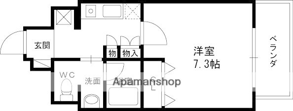 兵庫県宝塚市武庫川町 宝塚南口駅 1K マンション 賃貸物件詳細
