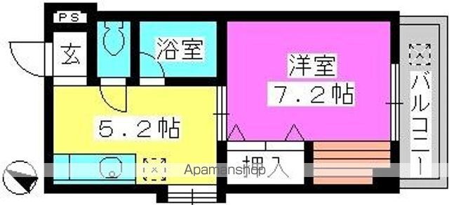 福岡県福岡市南区高宮３ 高宮駅 1DK マンション 賃貸物件詳細