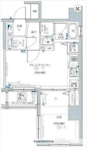 神奈川県横浜市西区浜松町 西横浜駅 1DK マンション 賃貸物件詳細