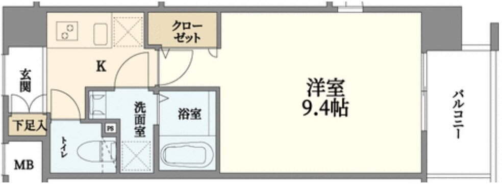 兵庫県神戸市中央区御幸通２ 神戸三宮駅 1K マンション 賃貸物件詳細