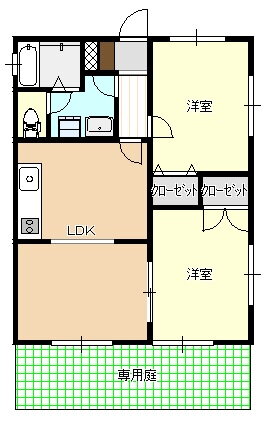広島県広島市安佐南区中筋３ 中筋駅 2LDK アパート 賃貸物件詳細