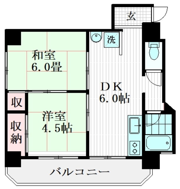 東京都北区田端新町１ 赤土小学校前駅 2DK マンション 賃貸物件詳細