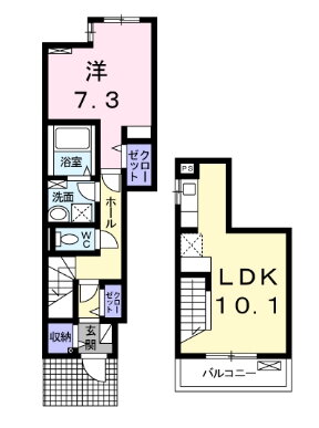 愛知県名古屋市天白区平針台２ 徳重駅 1LDK アパート 賃貸物件詳細