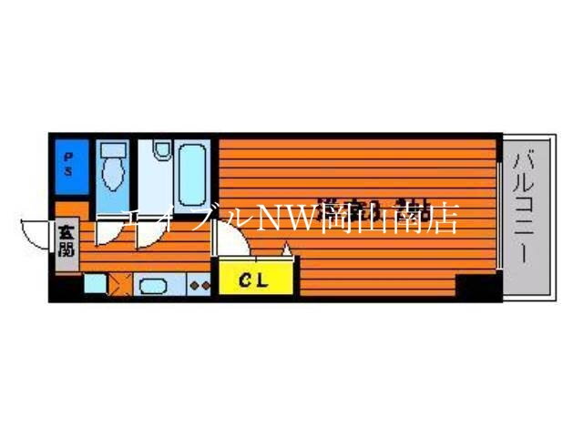 岡山県岡山市北区京町 岡山駅 1K マンション 賃貸物件詳細