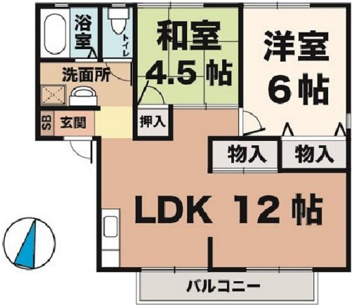 兵庫県神戸市垂水区桃山台６ 名谷駅 3DK アパート 賃貸物件詳細