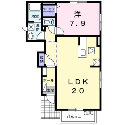 千葉県松戸市稔台１ 八柱駅 1LDK アパート 賃貸物件詳細