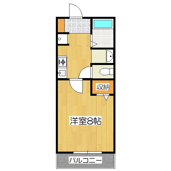 京都府京都市南区唐橋堂ノ前町 西大路駅 1K アパート 賃貸物件詳細