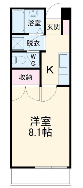 山梨県甲府市宮前町 甲府駅 1K アパート 賃貸物件詳細