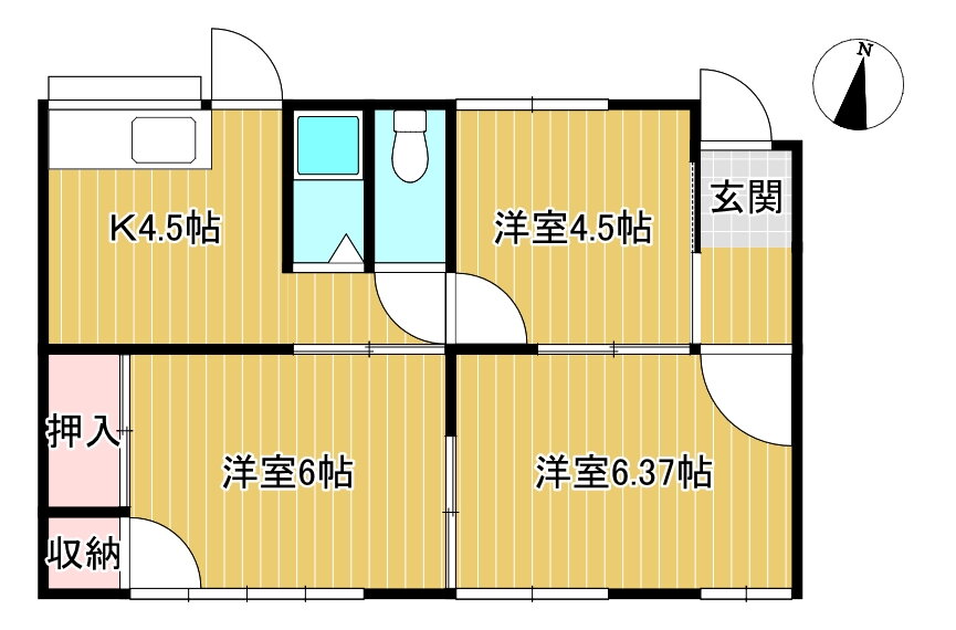 岡山県倉敷市酒津 倉敷駅 3K 一戸建て 賃貸物件詳細