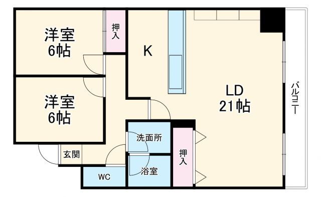 愛知県名古屋市中川区昭和橋通５ 中島駅 2LDK マンション 賃貸物件詳細