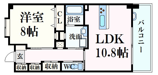 メディオコート大手町 4階 1LDK 賃貸物件詳細