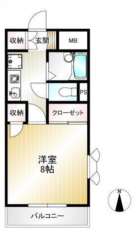 岡山県倉敷市堀南 西富井駅 1K アパート 賃貸物件詳細