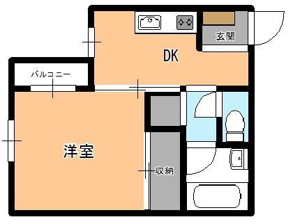福岡県福岡市中央区高砂１ 渡辺通駅 1DK マンション 賃貸物件詳細