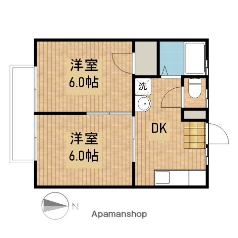 静岡県菊川市赤土 菊川駅 2DK アパート 賃貸物件詳細