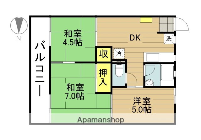 埼玉県さいたま市南区沼影１ 武蔵浦和駅 3DK アパート 賃貸物件詳細