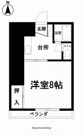 福島県いわき市平字倉前 いわき駅 1K マンション 賃貸物件詳細