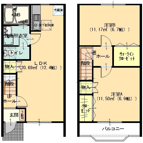 パークビューテラス　Ｄ棟 2LDK 賃貸物件詳細