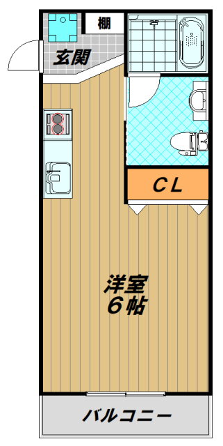 Ｇｉｕｌｉａ須磨浦Ｉ 2階 1K 賃貸物件詳細