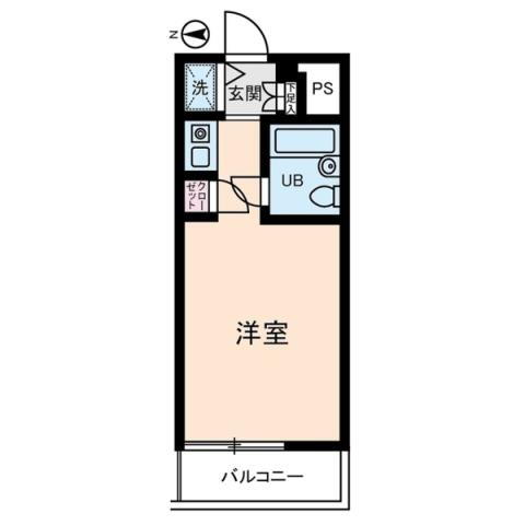 ダイホープラザ鶴見 2階 ワンルーム 賃貸物件詳細