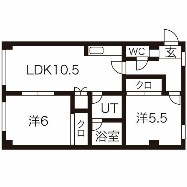 北海道札幌市東区北三十六条東１６ 新道東駅 2LDK マンション 賃貸物件詳細