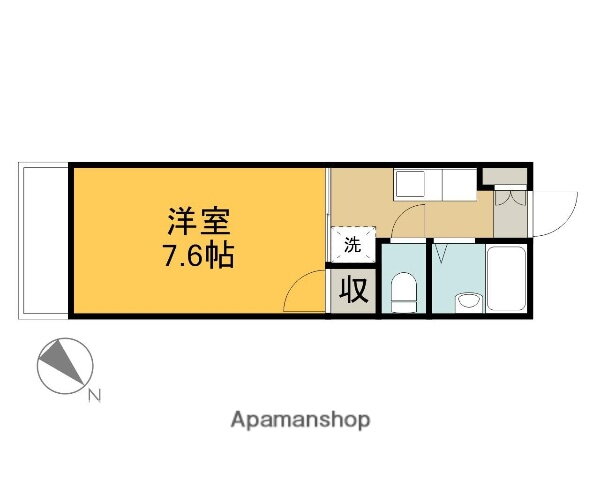 エスポワール大町 2階 1K 賃貸物件詳細