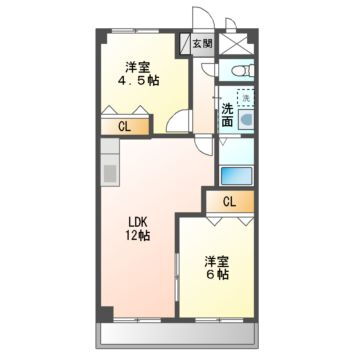 兵庫県神戸市北区山田町小部字大東 鈴蘭台駅 2LDK アパート 賃貸物件詳細