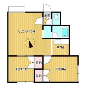 北海道札幌市手稲区曙二条３ 稲穂駅 2LDK アパート 賃貸物件詳細