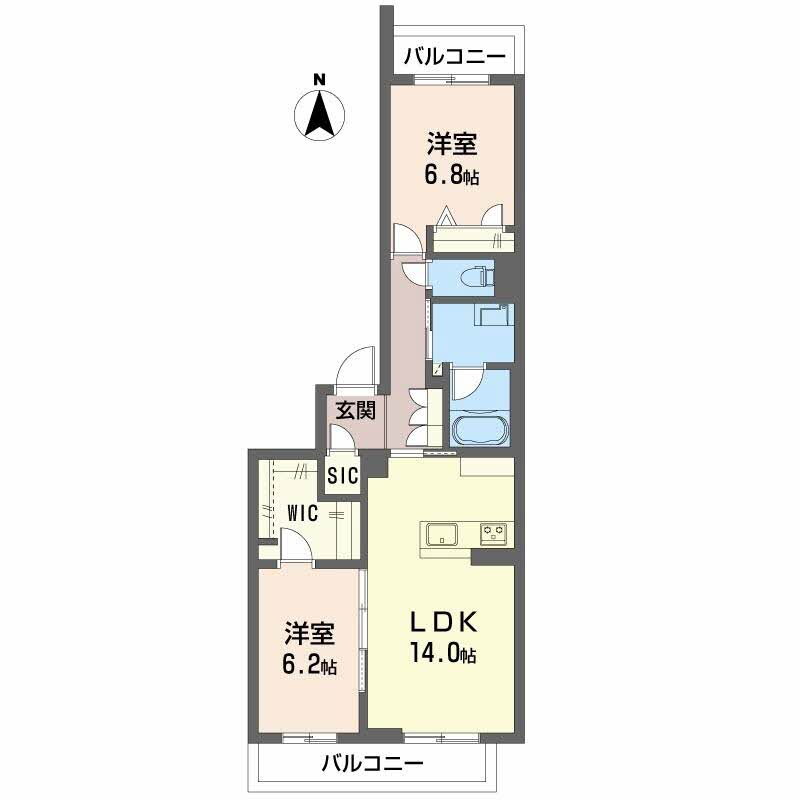 奈良県奈良市芝辻町２ 新大宮駅 2LDK マンション 賃貸物件詳細