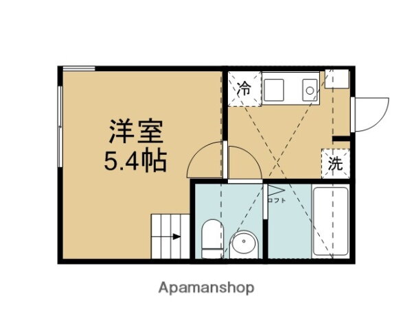 神奈川県相模原市中央区共和３ 淵野辺駅 1K アパート 賃貸物件詳細