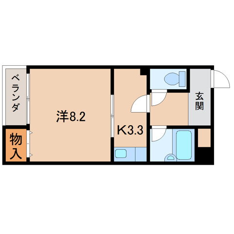 和歌山県和歌山市南雑賀町 和歌山駅 1K マンション 賃貸物件詳細