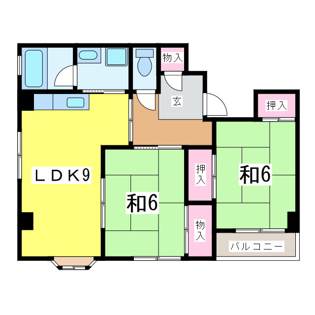 新潟県新潟市中央区関屋本村町２ 関屋駅 2LDK マンション 賃貸物件詳細