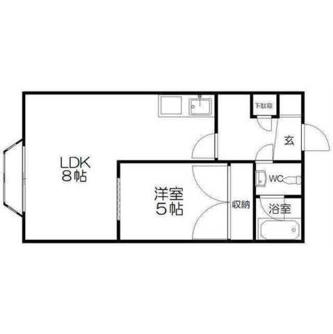 北海道札幌市中央区南十条西８ 中島公園駅 1DK アパート 賃貸物件詳細