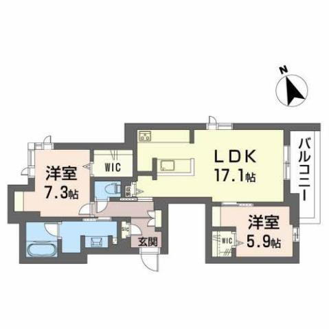 フィーノ 4階 2LDK 賃貸物件詳細