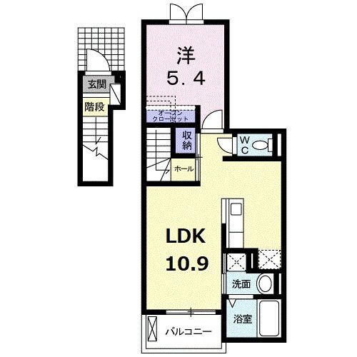 群馬県高崎市和田多中町 南高崎駅 1LDK アパート 賃貸物件詳細