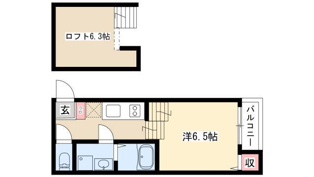 愛知県名古屋市北区大曽根１ 森下駅 1K アパート 賃貸物件詳細